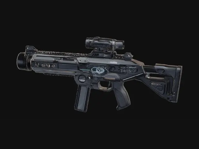3D model for Create a highly detailed sci fiction pulse rifle. Unreal Engine. Game Ready
