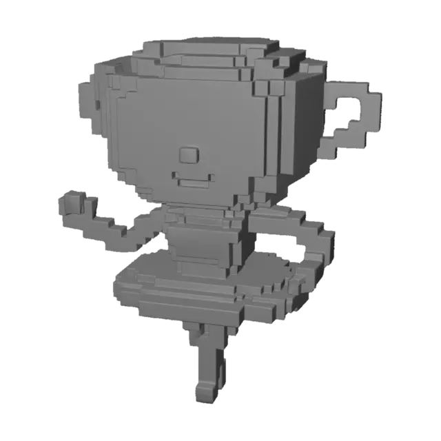 3D model for Blocky Ballerina