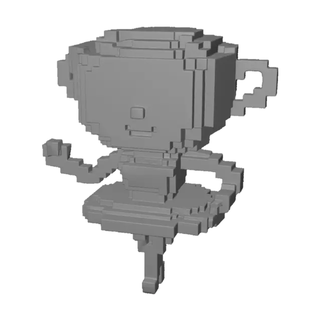 3D model for Blocky Ballerina