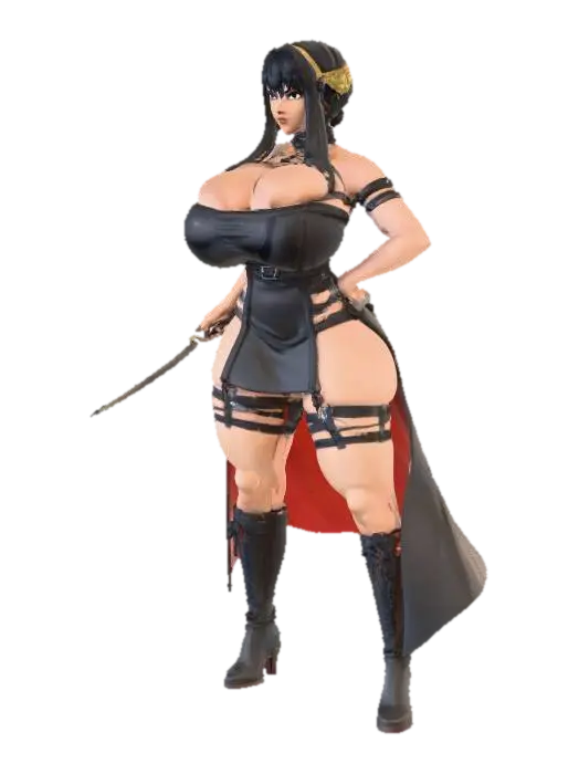 Yor Forger Reforged - Spy 3D model, vytvořený pomocí AI