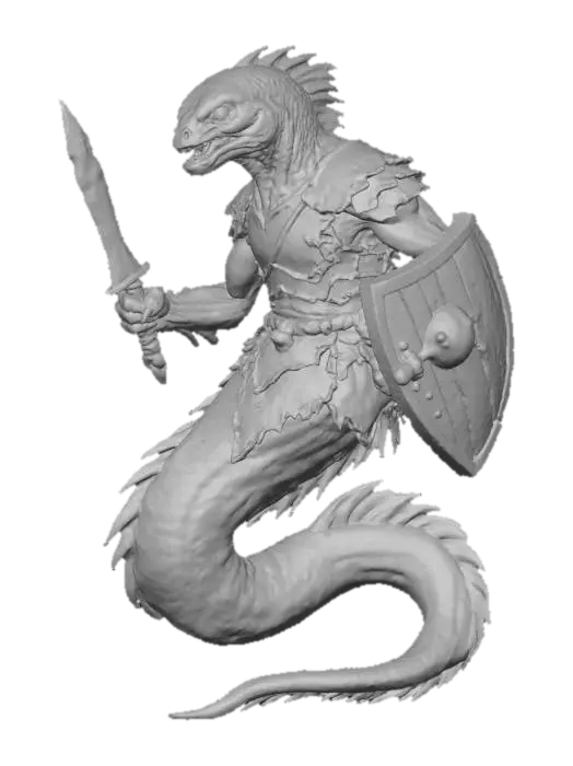 3D model for Aqua Warrior