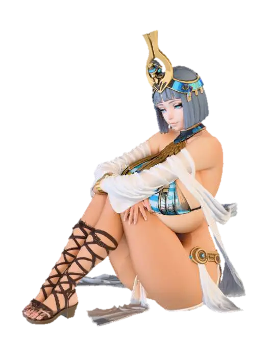 Desert Empress - Busty 3D model, vytvořený pomocí AI