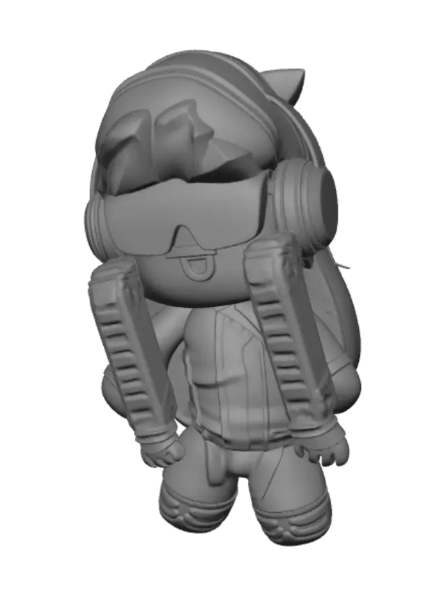 3D model for Neon Spiral DJ