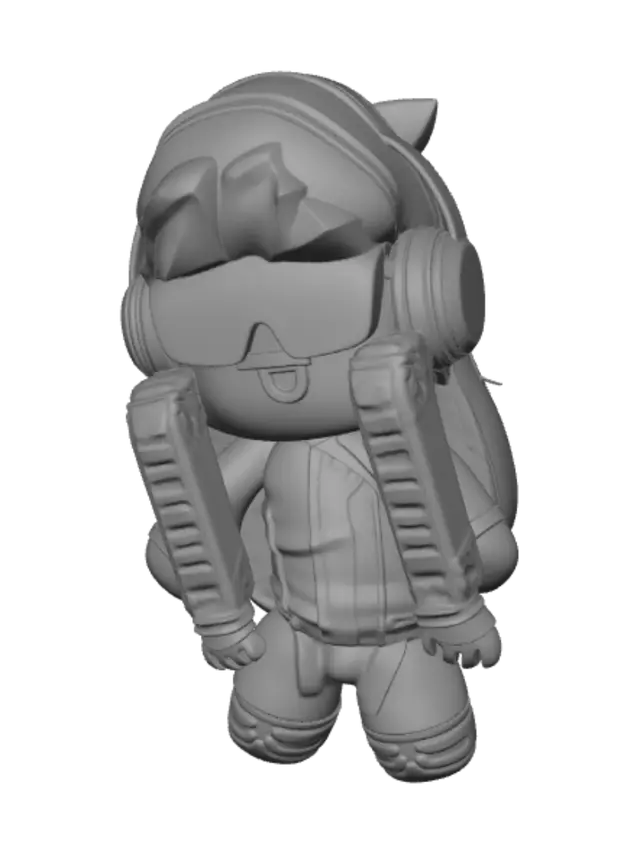 3D model for Neon Spiral DJ