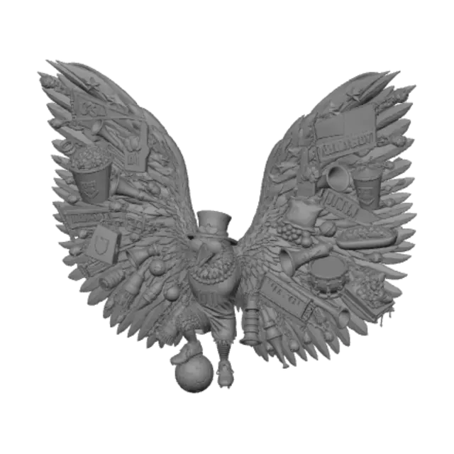 3D model for Star-Spangled Wings