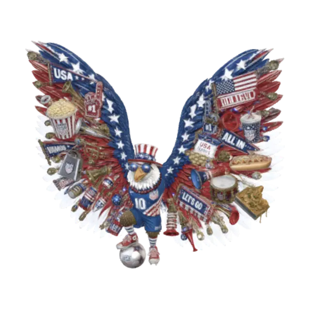 3D model for Star-Spangled Wings