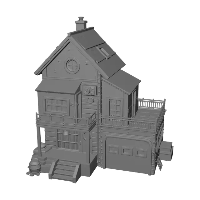 3D model for Orange Timber House