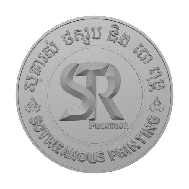 3D model for Sothearous Printing Logo