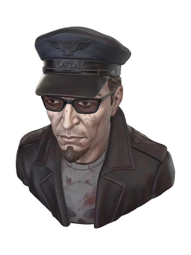 3D model for Bloodstained Postman