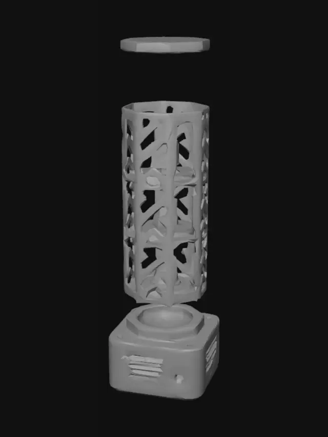 3D model for Visão Explodida do Sistema de Sensores