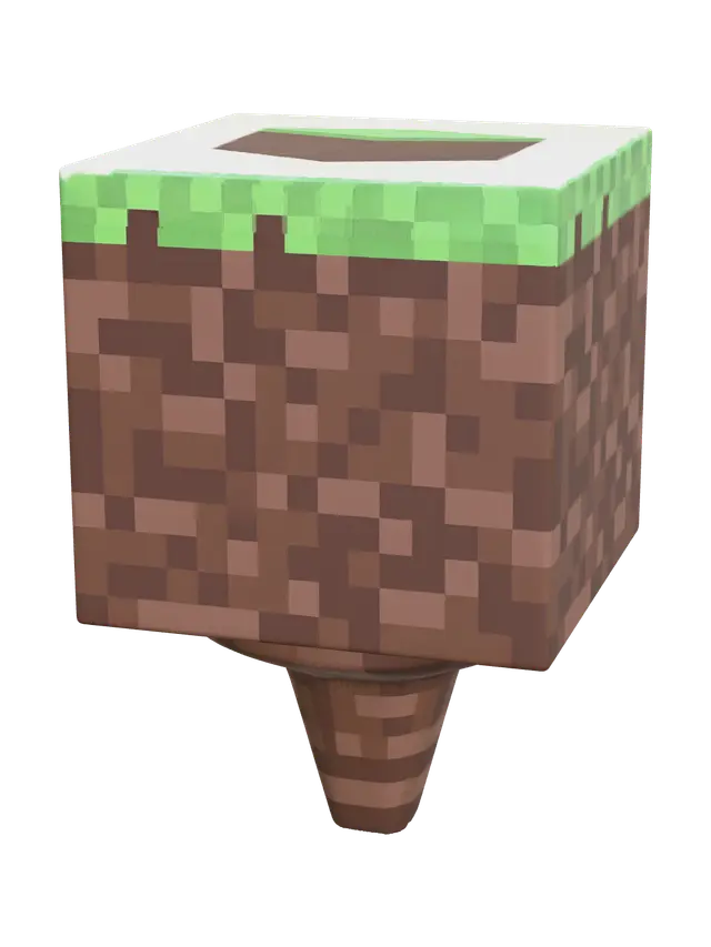 3D model for Grass Block Minecraft