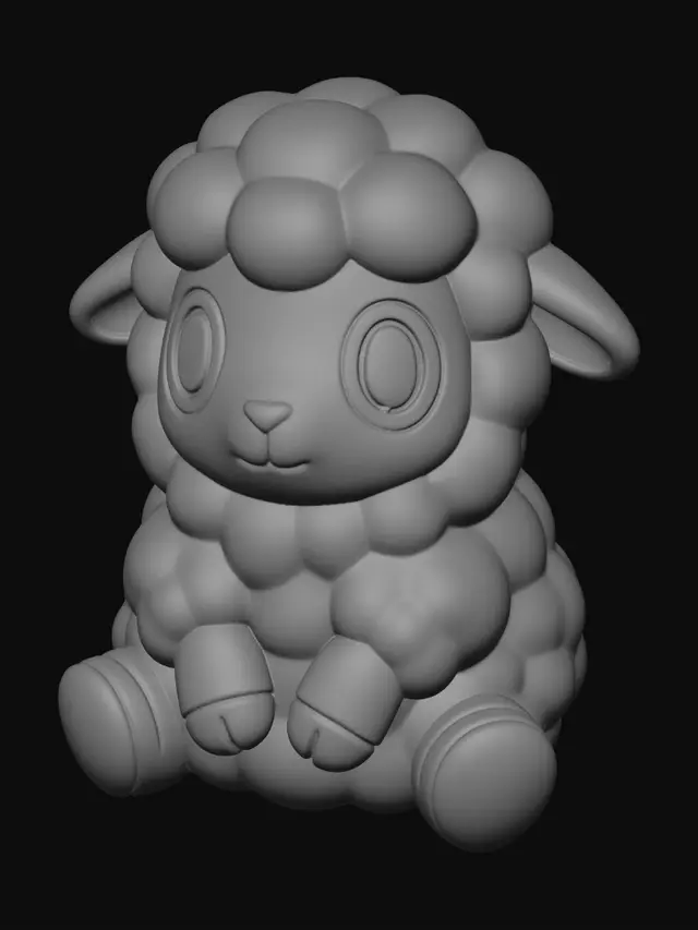 3D model for Crystal Golem