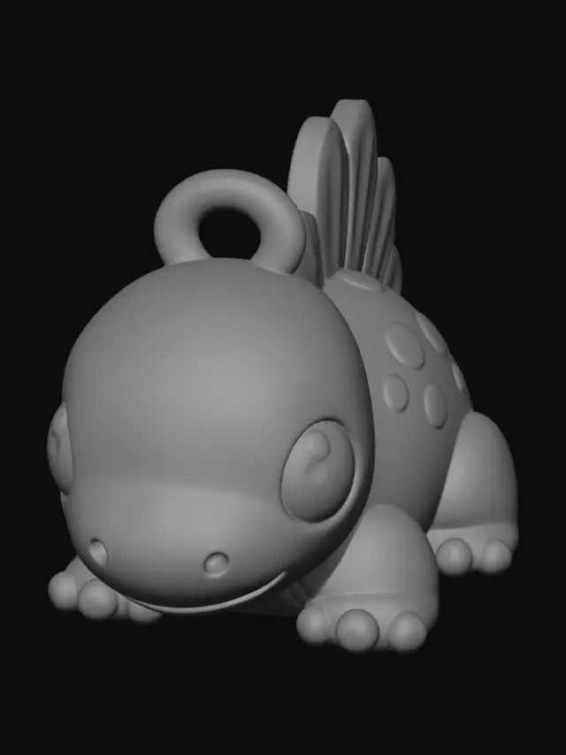 3D model for Azure Dino Cub