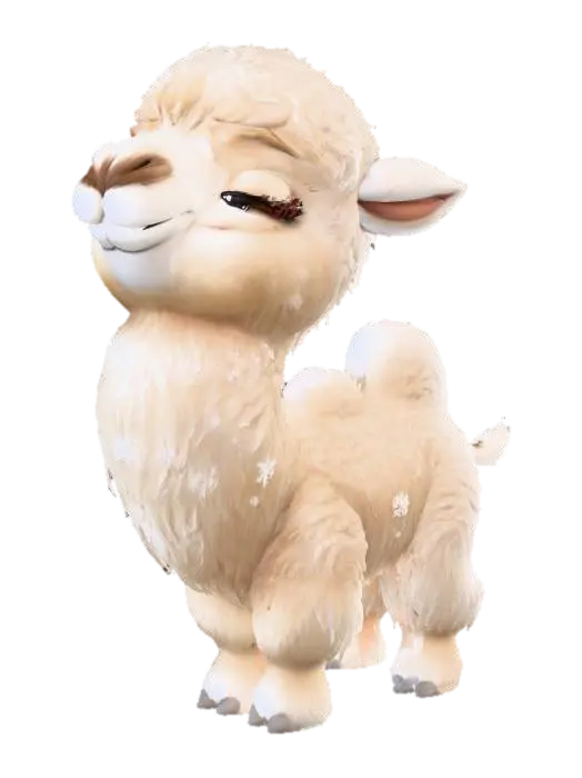 Winter Bliss 3D model, vytvořený pomocí AI