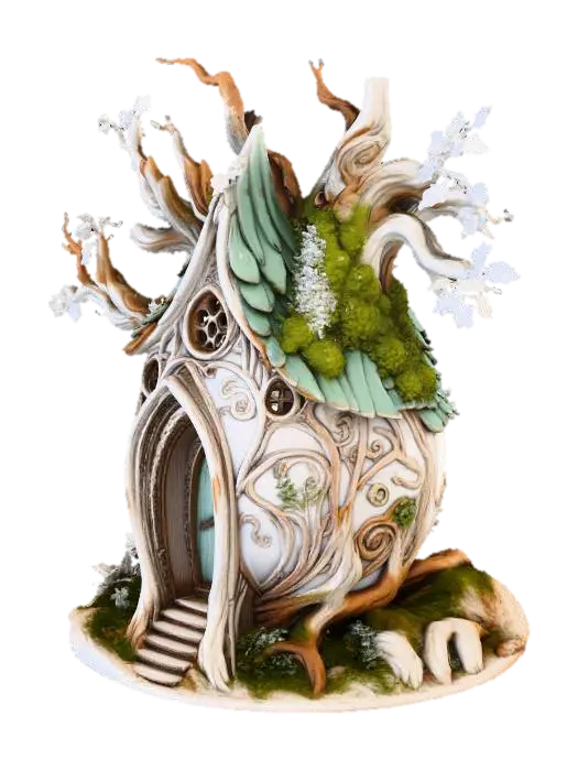 Enchanted Treehouse - Children 3D model, vytvořený pomocí AI