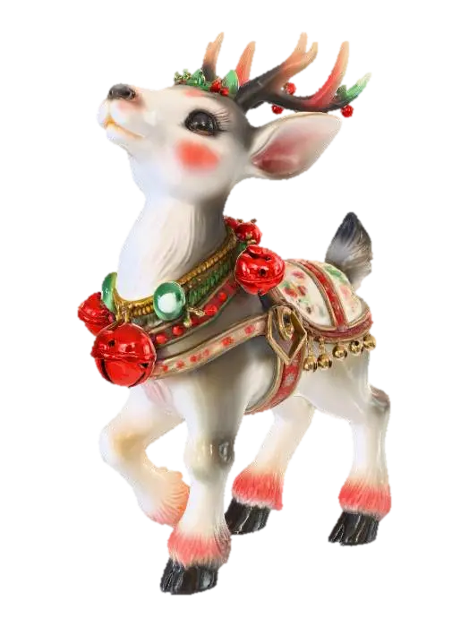 Festive Fawn Figure 3D model, vytvořený pomocí AI