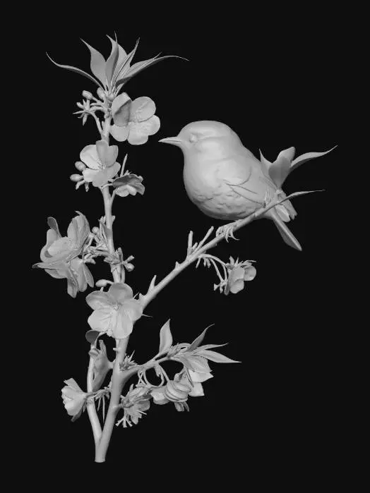 3D model for Robin Cherry Blossom Tree 2, #EasterEgg2026#