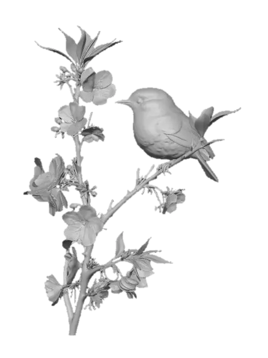 3D model for Robin Cherry Blossom Tree 2, #EasterEgg2026#