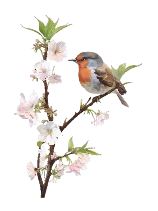 3D model for Robin Cherry Blossom Tree 2, #EasterEgg2026#