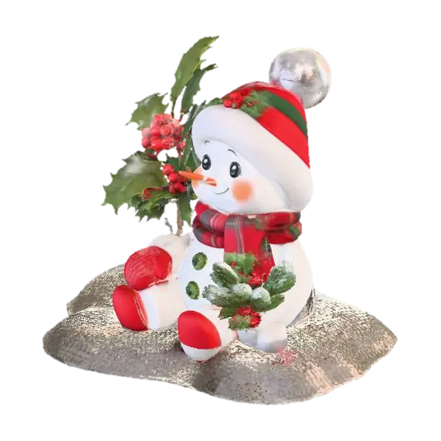 Frosty Cheer - Jolly 3D model, vytvořený pomocí AI