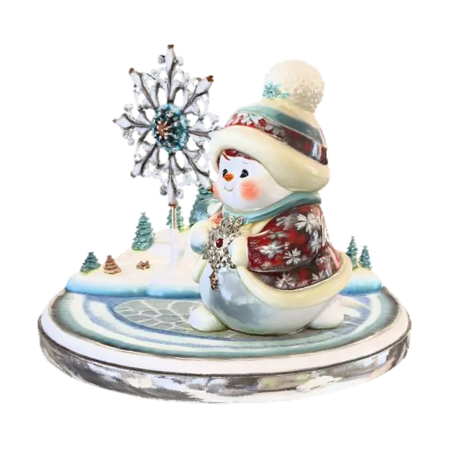 Winter Whimsy Snowman - Frosty 3D model, vytvořený pomocí AI