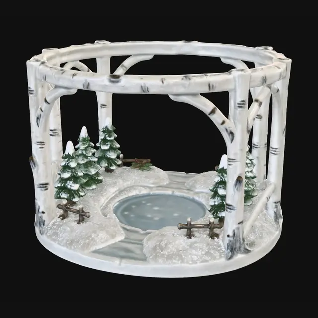 3D model for Birch Arch Winter Scene