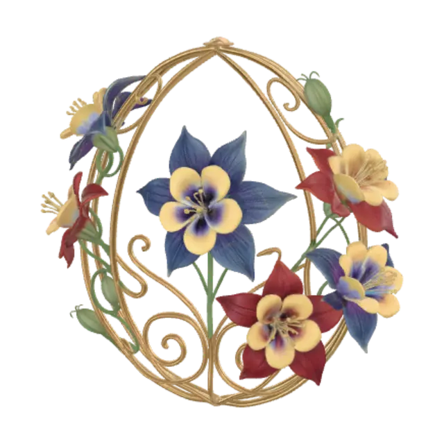 3D model for Golden Floral Halo