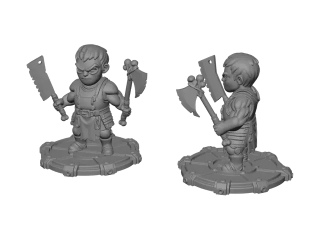 3D model for Young Berserk Butcher