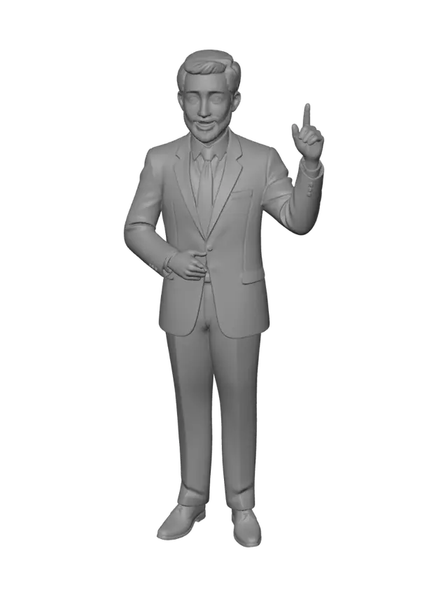 3D model for Confident Presenter