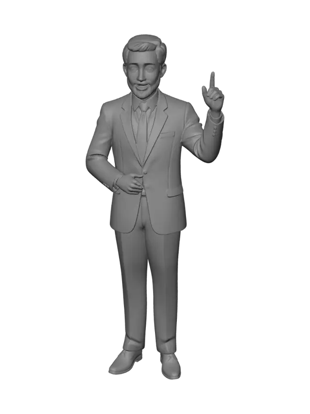 3D model for Confident Presenter
