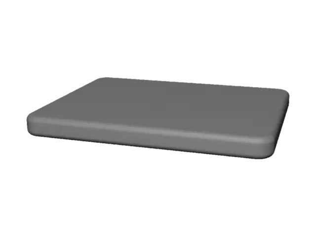 3D model for White soap bar