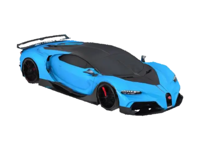 Bugatti Divo - Hypercar 3D model, vytvořený pomocí AI