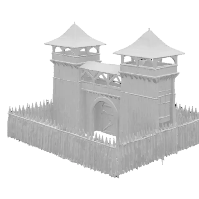 3D model for Winter Fortress Entrance