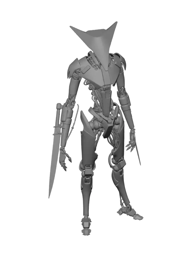 3D model for Obsidian Dreadblade