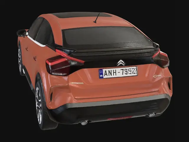 3D model for Orange Citroën C4 Crossover