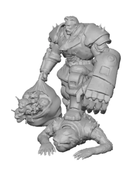 3D model for #Christmas2025# Space Saint Cavel's Revenge