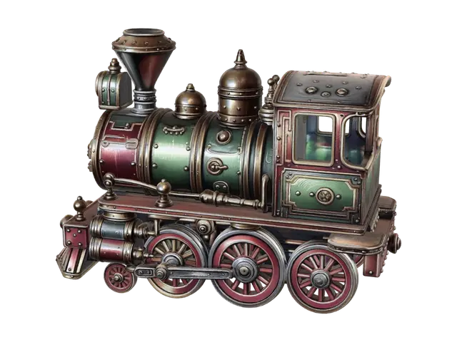 3D model for Steampunk Locomotive