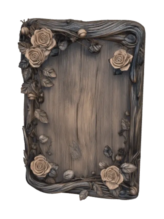 3D model for Rustic Rose Frame