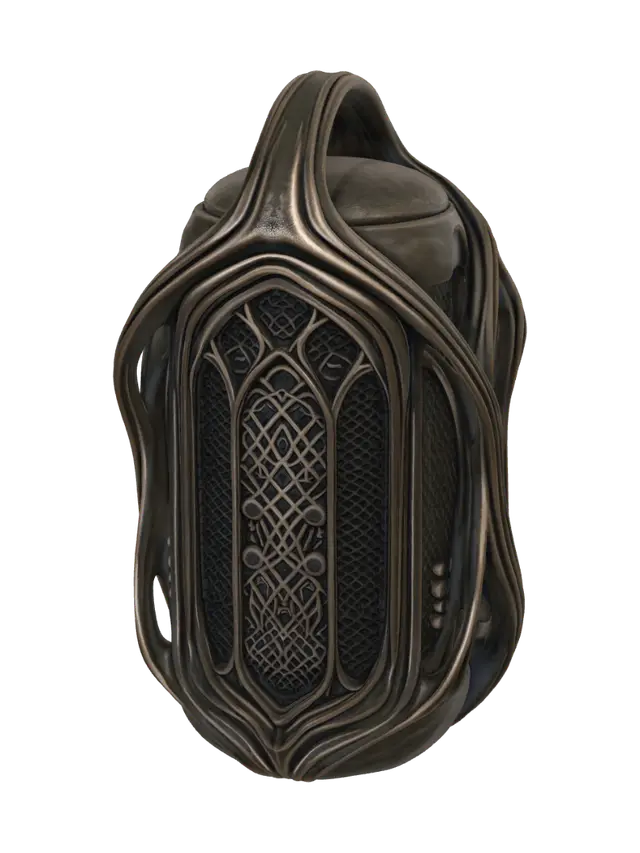 3D model for Bronze Lattice Lantern