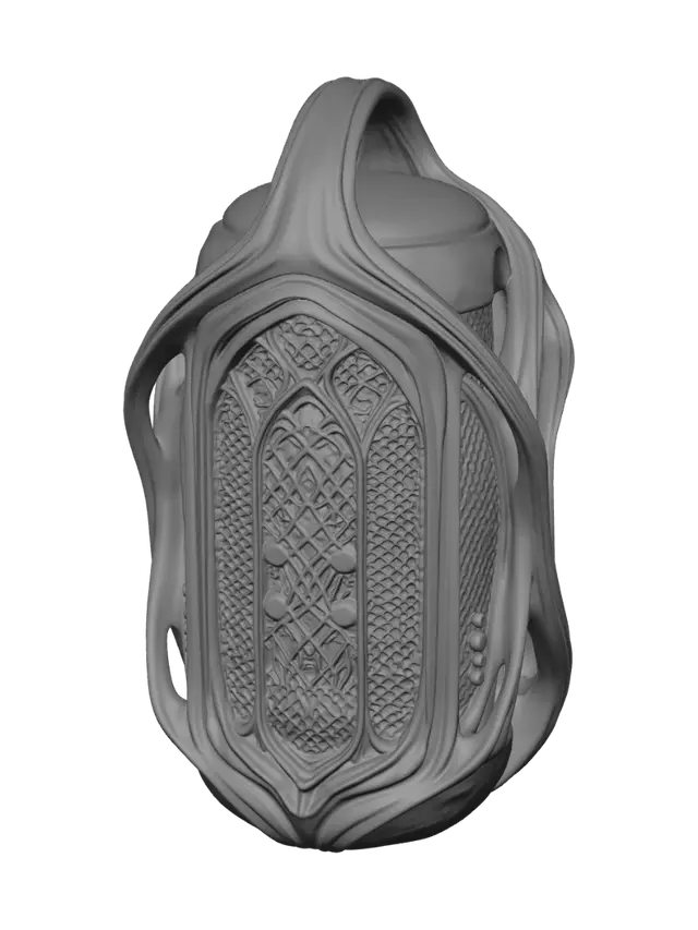 3D model for Bronze Lattice Lantern