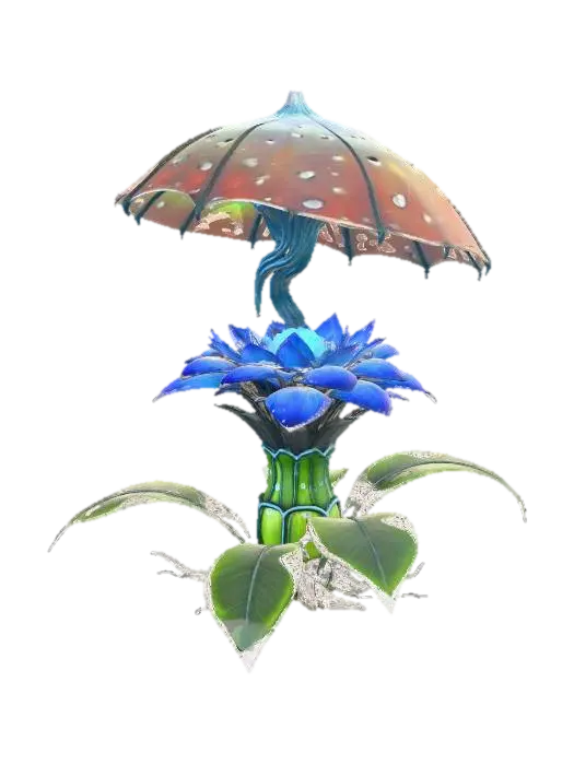 Modello 3D Ryanthiumbrella - Hench, generato dall’IA