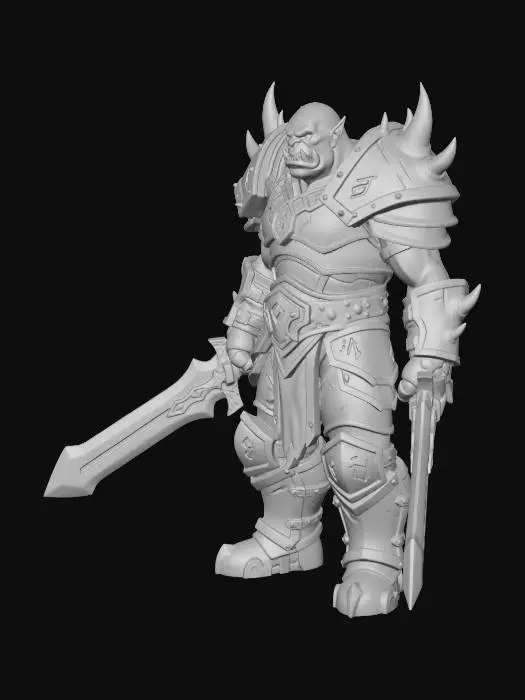 3D model for Runebound Warlord