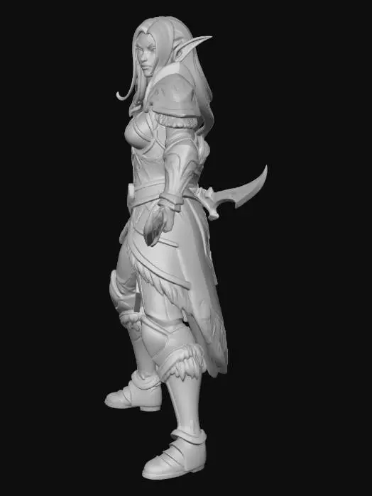 3D model for Violet Moonblade