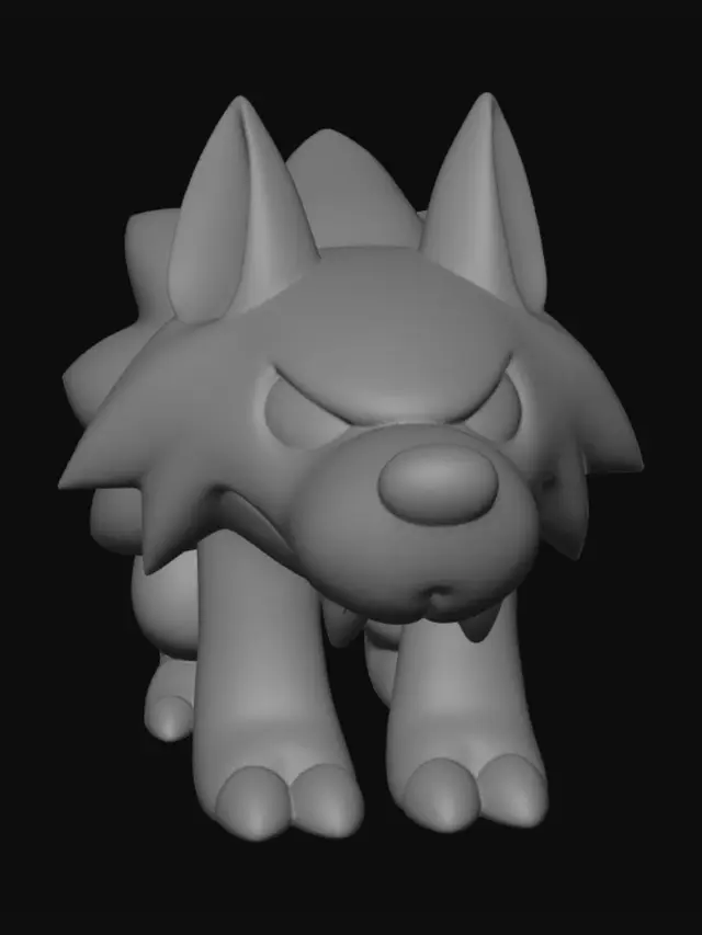 3D model for Wolfos from Zela: Ocarina of Time