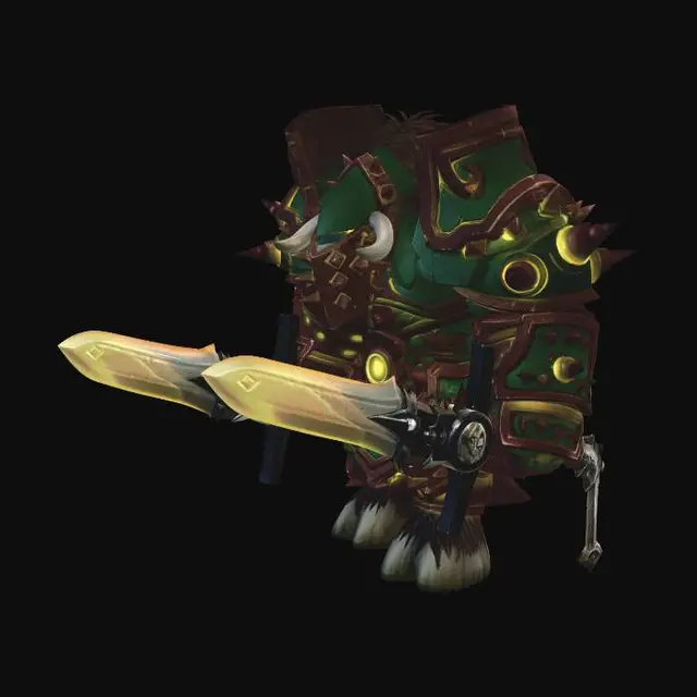 3D model for Twin Ember Blades