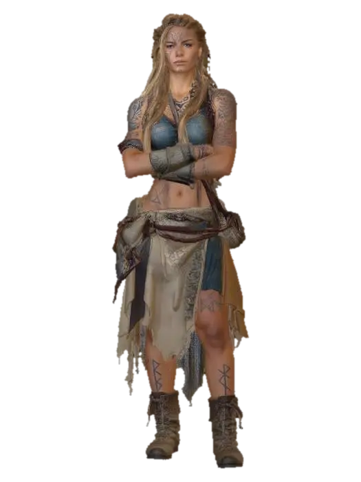 Wasteland Warrior - Vikings 3D model, vytvořený pomocí AI