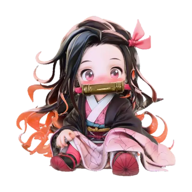 3D model for Chibi Nezuko in a Kimono