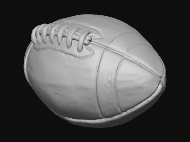 3D model for Vintage Leather Football