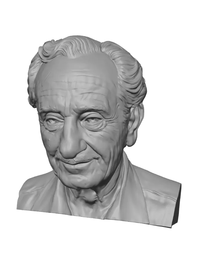 3D model for Elderly Man Portrait