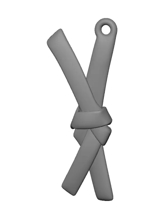 3D model for Intertwined Strips Knot
